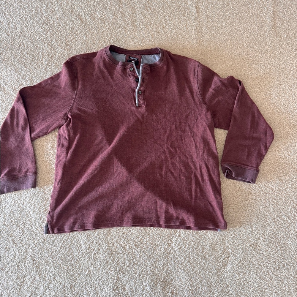 Men's Maroon Crewneck Sweater